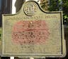 Marker for Mickve Israel Synagogue, Savannah, Georgia, US. Jud McCranie.