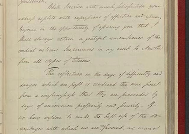 Washington's letter to Seixas Washington's letter to Seixas