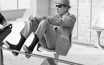 Herman Wouk in Israel, 1972 (National Library of Israel)