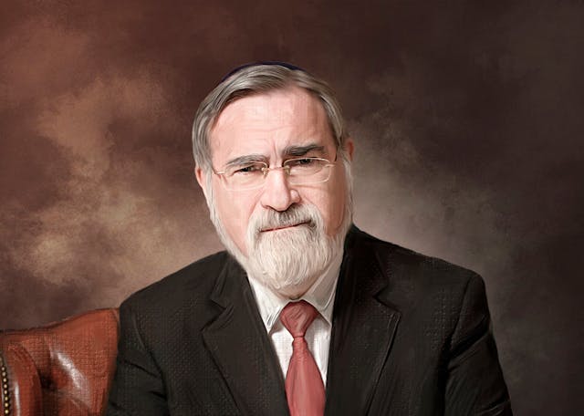 Artistic Portrait of Rabbi Jonathan Sacks zt"l (Jgavant, Wikimedia Commons) Artistic Portrait of Rabbi Jonathan Sacks zt"l (Jgavant, Wikimedia Commons)