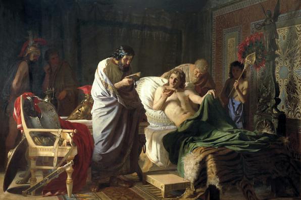Henryk Siemiradzki, “Alexander the Great’s Trust in Doctor Philip,” 1870 (Wikimedia) Henryk Siemiradzki, “Alexander the Great’s Trust in Doctor Philip,” 1870 (Wikimedia)