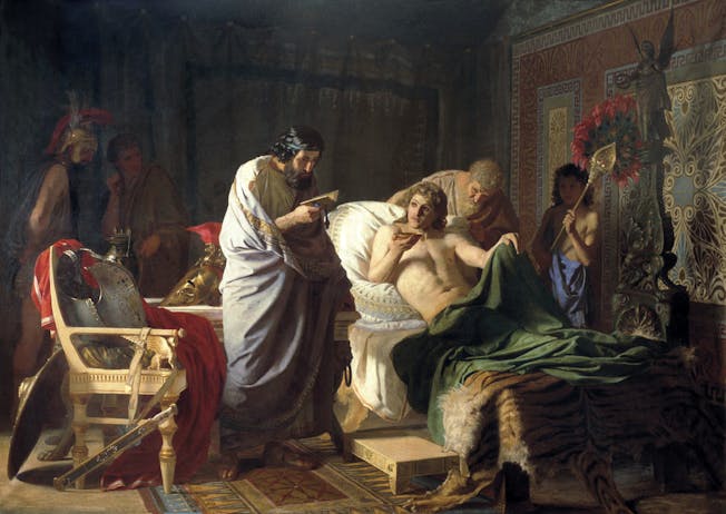 Henryk Siemiradzki, “Alexander the Great’s Trust in Doctor Philip,” 1870 (Wikimedia)