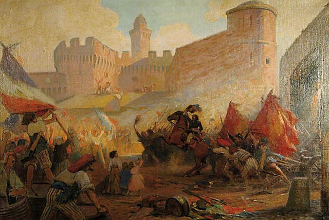 Henri Paul Perrault, Prise de la Bastille
