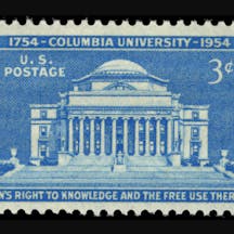 Columbia University 200th Anniversary 3-cent 1954 issue U.S. stamp