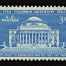 Columbia University 200th Anniversary 3-cent 1954 issue U.S. stamp