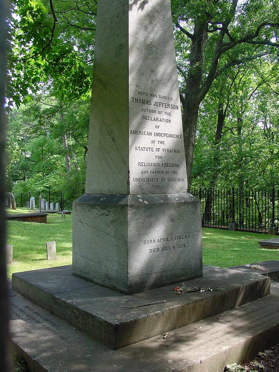 Thomas Jefferson Grave