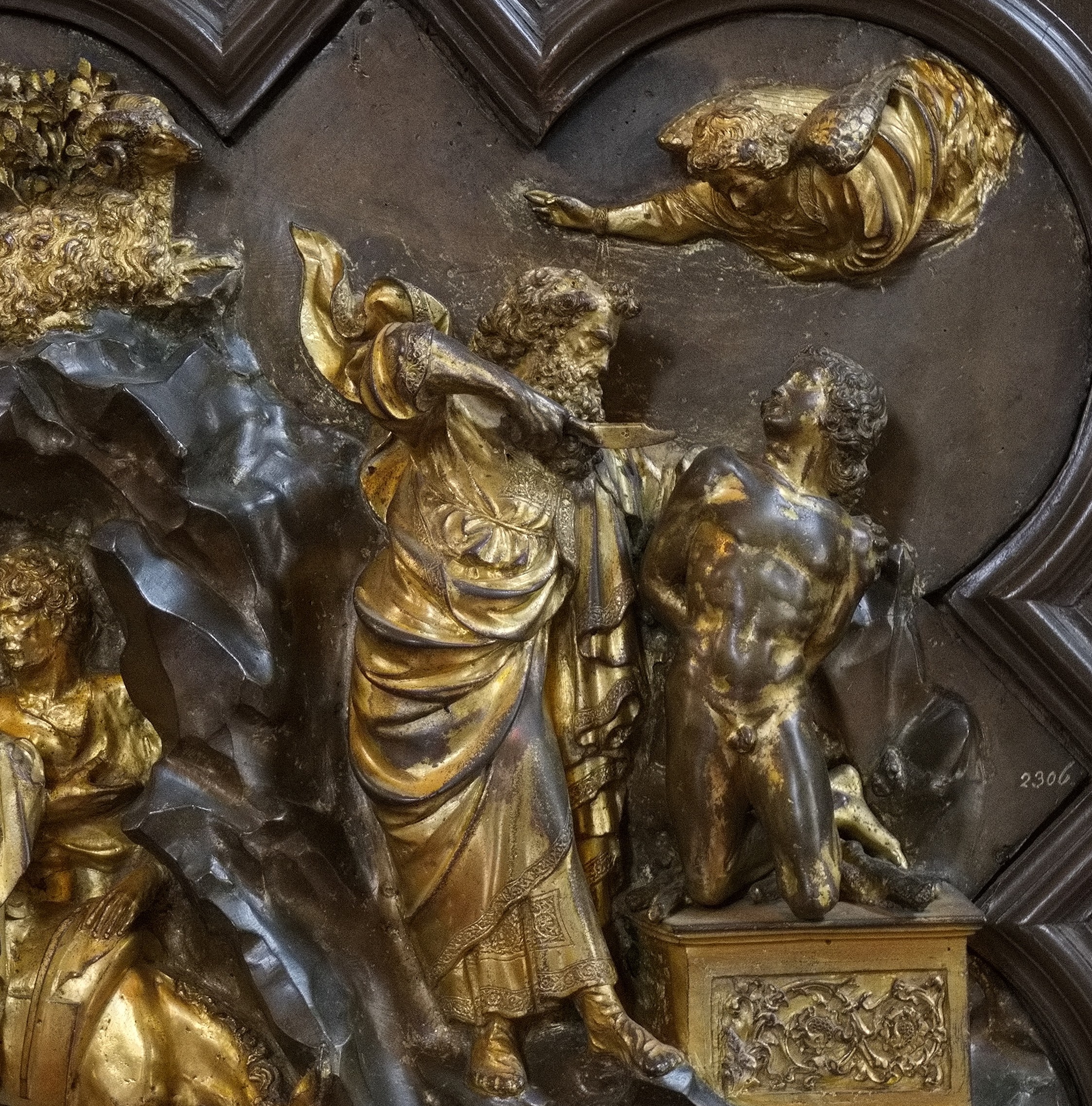 Lorenzo Ghiberti, Sacrifice of Isaac, 1401