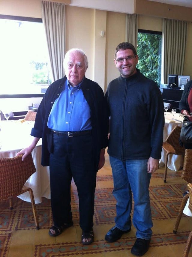 The author, with Bernard Lewis The author, with Bernard Lewis