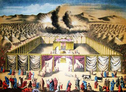 The Tabernacle in the Wilderness; illustration from the 1890 Holman Bible The Tabernacle in the Wilderness; illustration from the 1890 Holman Bible