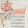 Illustration of Jonah being swallowed by the fish from the Kennicott Bible, folio 305r (1476), in the Bodleian Library, Oxford. Illustration of Jonah being swallowed by the fish from the Kennicott Bible, folio 305r (1476), in the Bodleian Library, Oxford