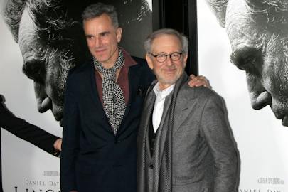 Daniel Day-Lewis, Steven Spielberg arrives at the "Lincoln" Premiere at the AFI Fest at Graumans Chinese Theater on November 8, 2012 in Los Angeles, CA (Shutterstock)