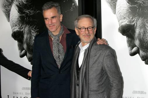Daniel Day-Lewis, Steven Spielberg arrives at the "Lincoln" Premiere at the AFI Fest at Graumans Chinese Theater on November 8, 2012 in Los Angeles, CA (Shutterstock)