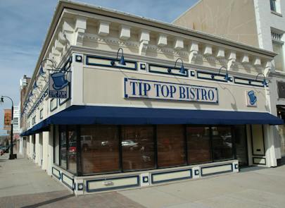 Tip Top Bistro from the film *Groundhog Day* (Joon Han, Wikimedia Commons) Tip Top Bistro from the film *Groundhog Day* (Joon Han, Wikimedia Commons)