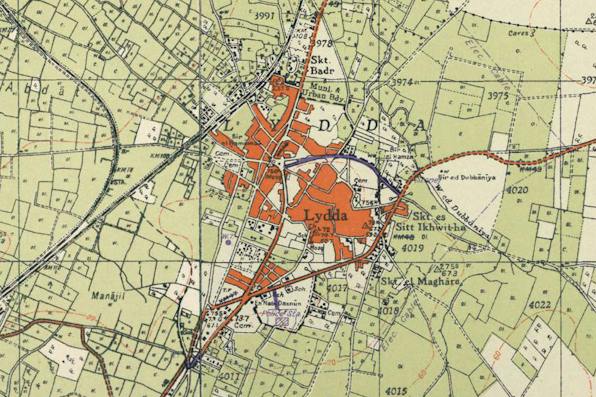 Historical map series for the area of Lydda (1940s) Historical map series for the area of Lydda (1940s)