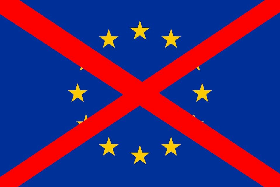 Anti-EU flag (Wikimedia Commons) Anti-EU flag (Wikimedia Commons)