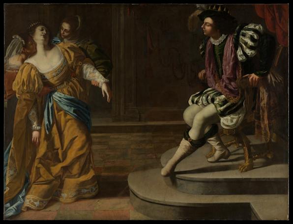 17th-century Baroque oil on canvas painting Esther before Ahasuerus by the Italian artist Artemisia Gentileschi (Shutterstock)
