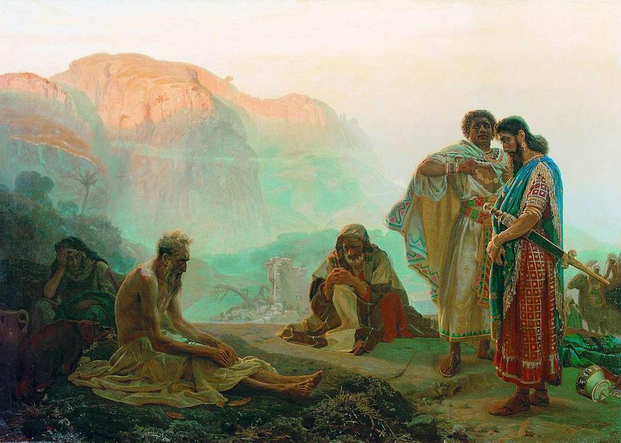 Ilya Repin, “Job and His Friends” (Russian Museum via Wikimedia)