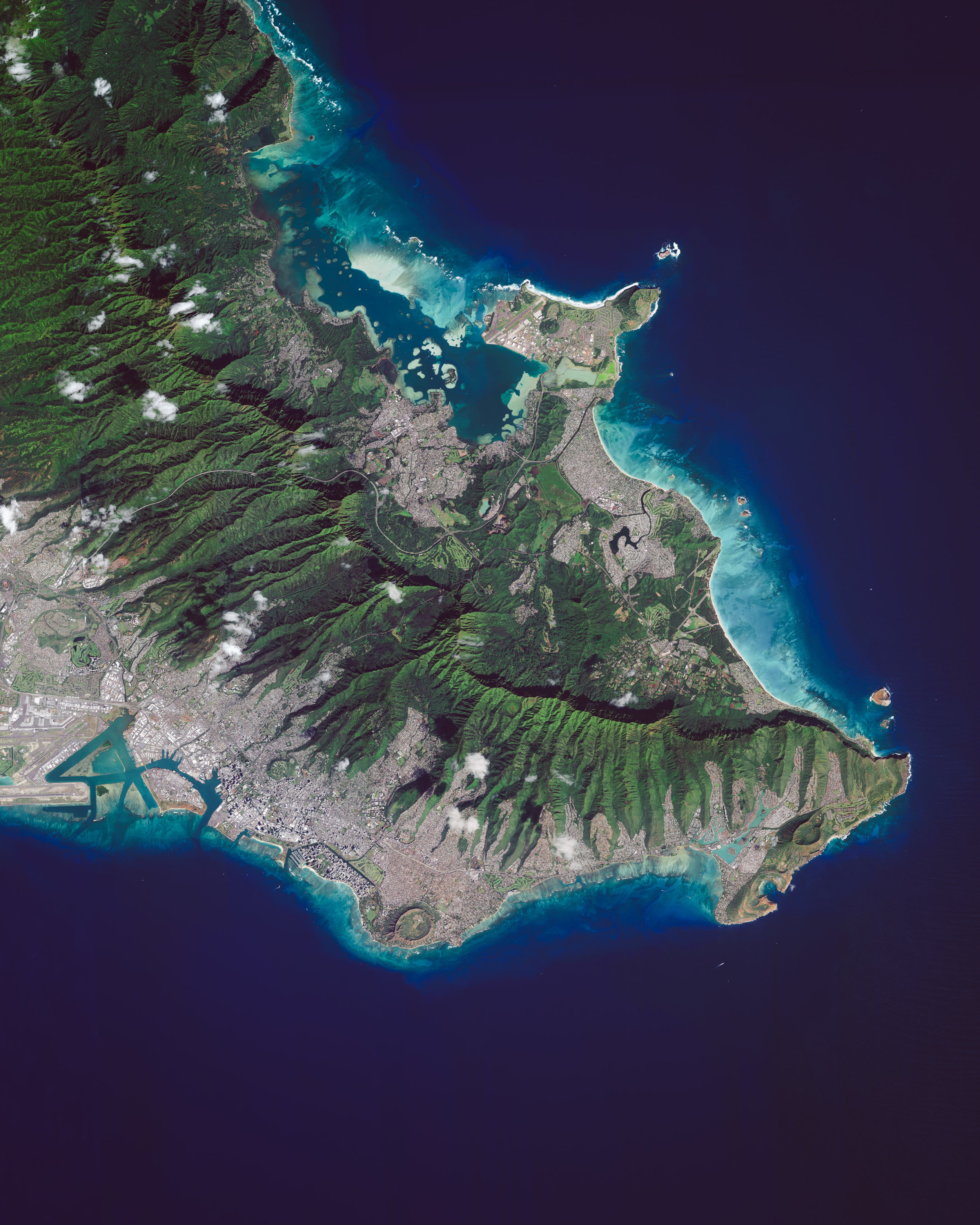Large Oahu Island Maps for Free Download and Print | High