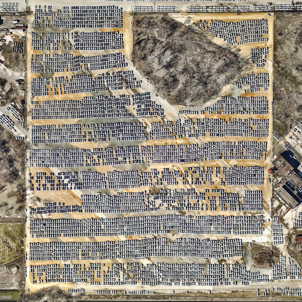 Cars At Philadelphia Navy Yard