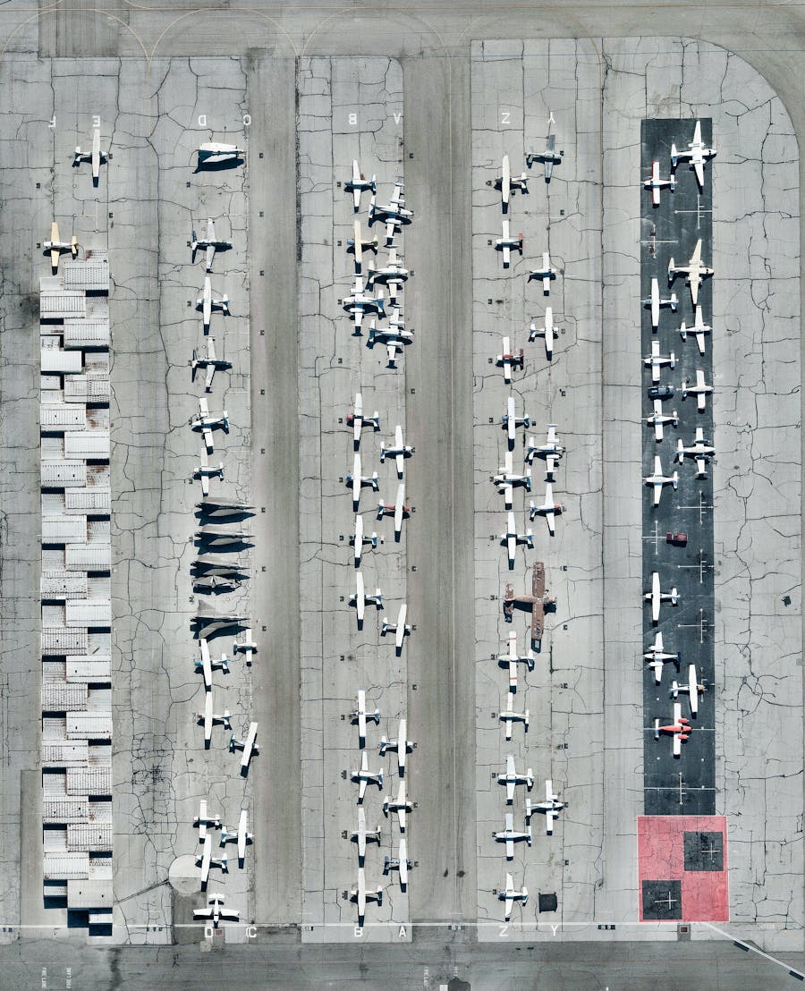 Chino Airport Retired Airplanes