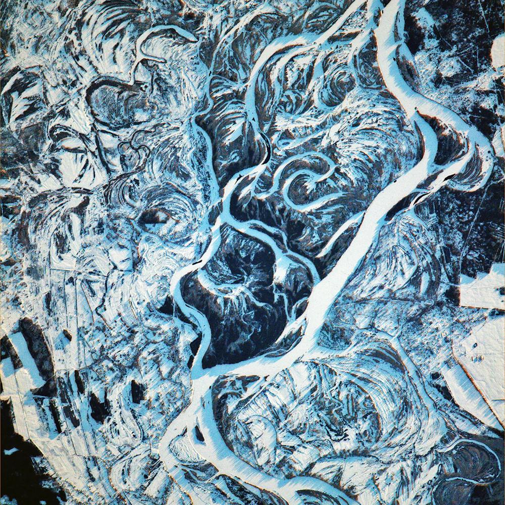 Dnieper River Snowdrifts