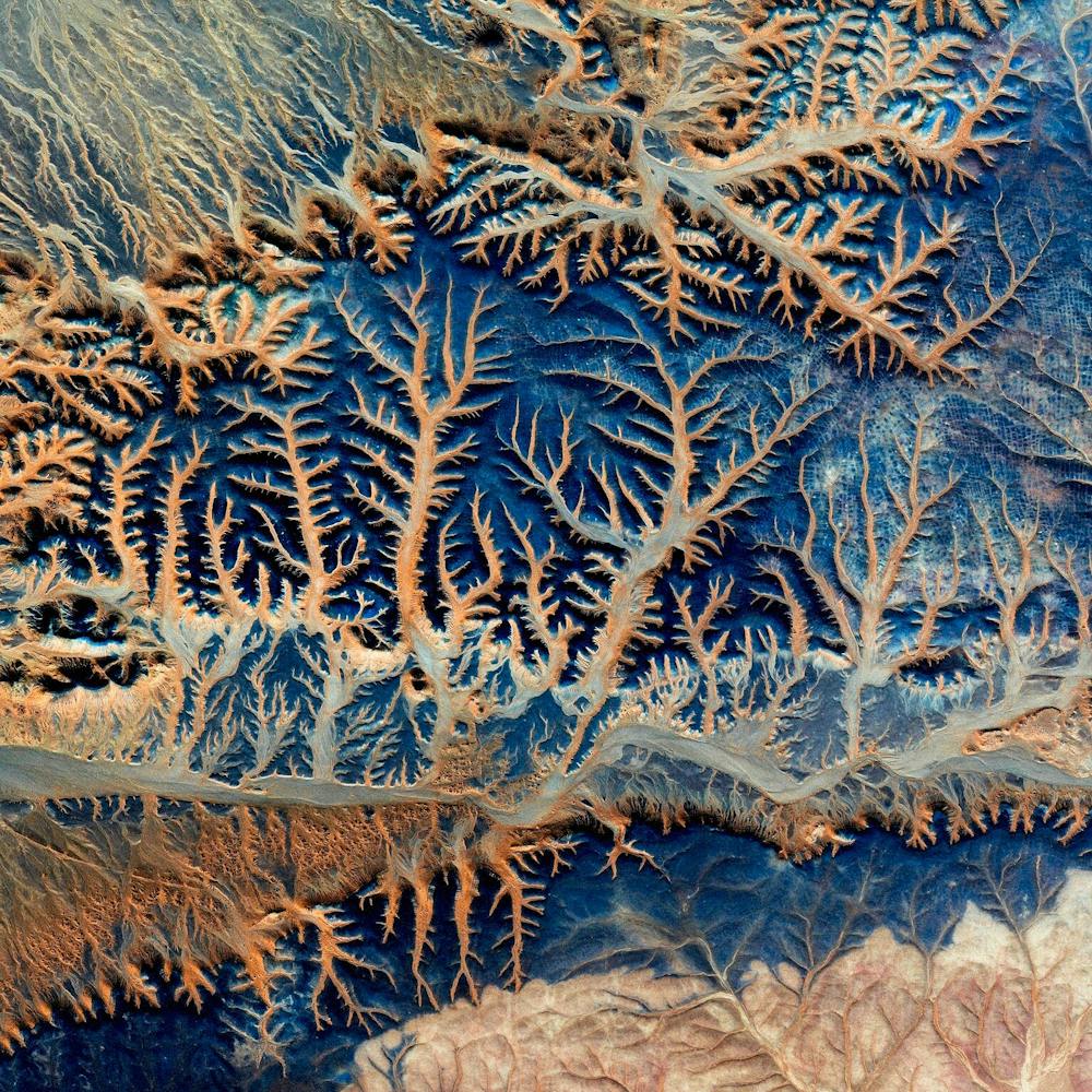 The Natural Fractals of Google Earth Pitter Pattern Satellite photos of earth, F