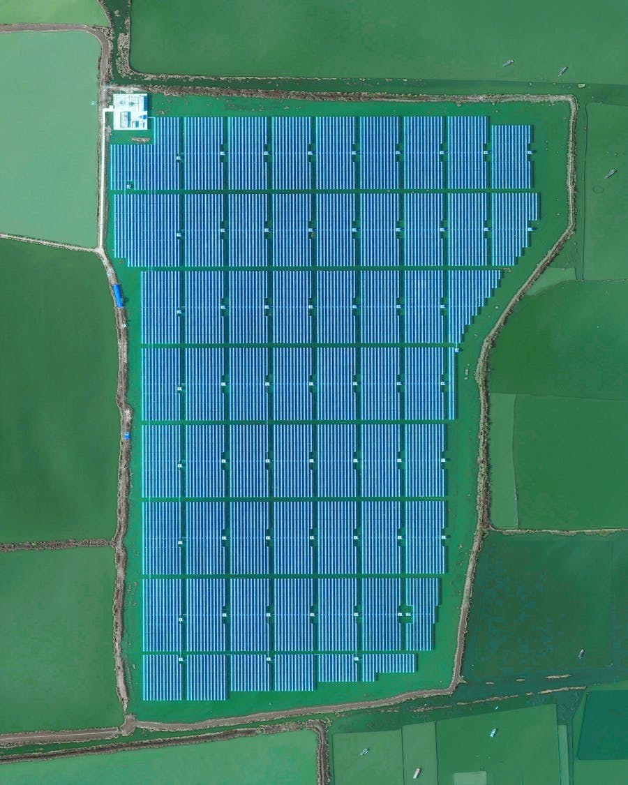 Chinese Floating Solar Farm