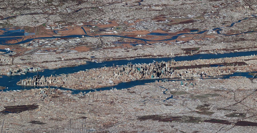 New York City Low-Angle