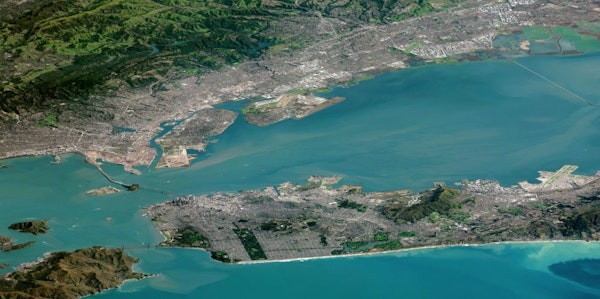 San Francisco Low-Angle