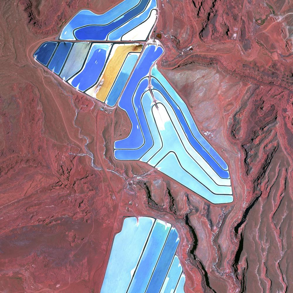 Moab Potash Evaportation Ponds