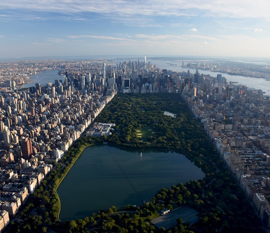 Central Park From a Helicopter
