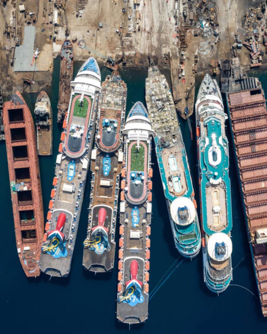 Scrapped Cruise Ships