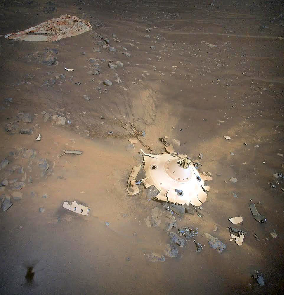 Mars Backshell Wreckage