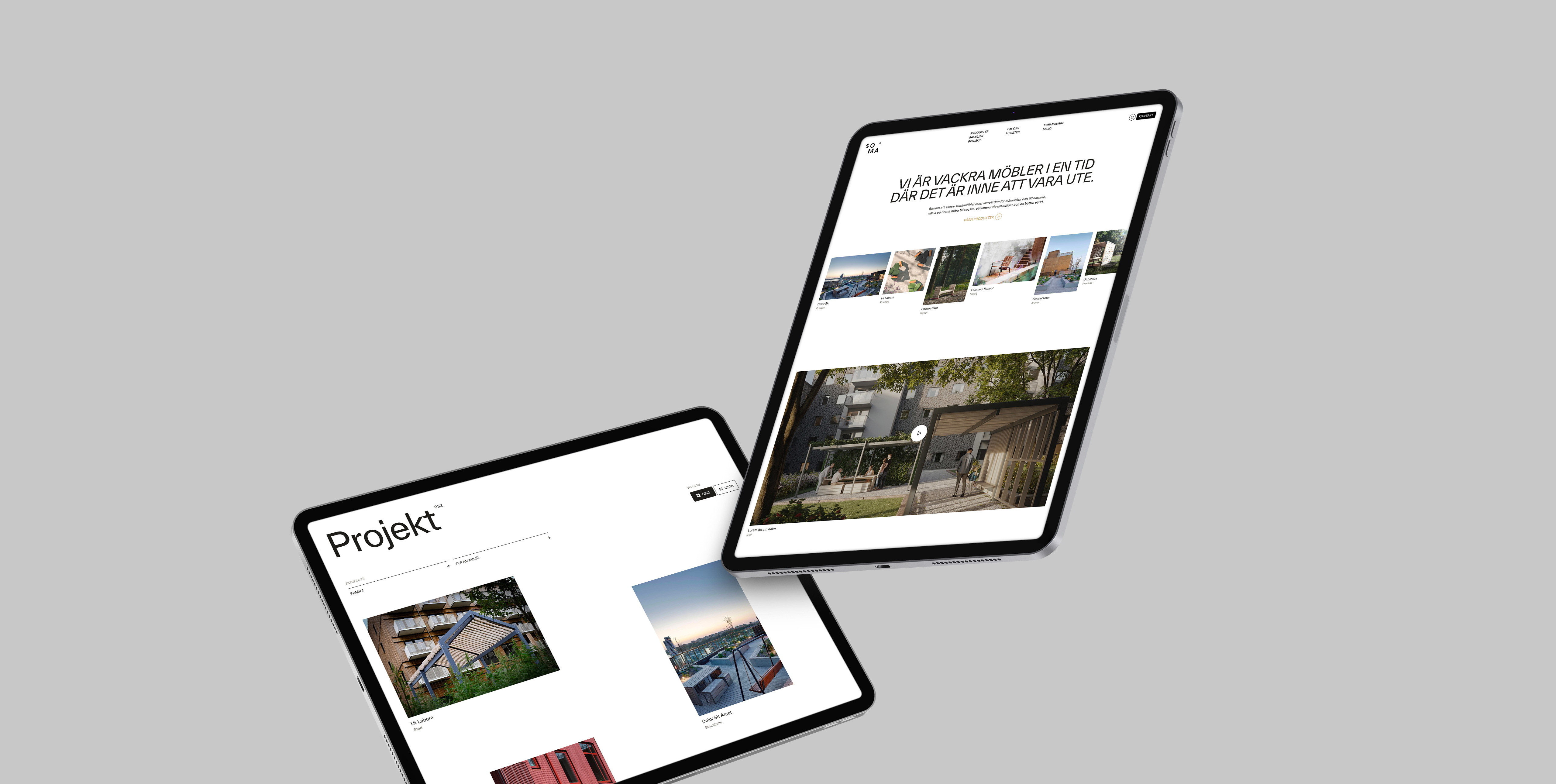 Soma Design new web by Level Nine