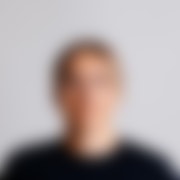 blurry person