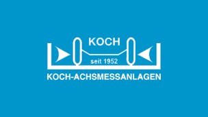 Koch Emblem/Logo on a light blue background
