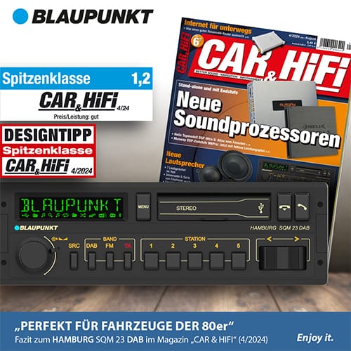 Blaupunkt Hamburg SQM 23 - CAR HIFI Testsieger