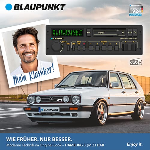 Blaupunkt Hamburg SQM 23 DAB Radio - Einbau in einem VW Golf