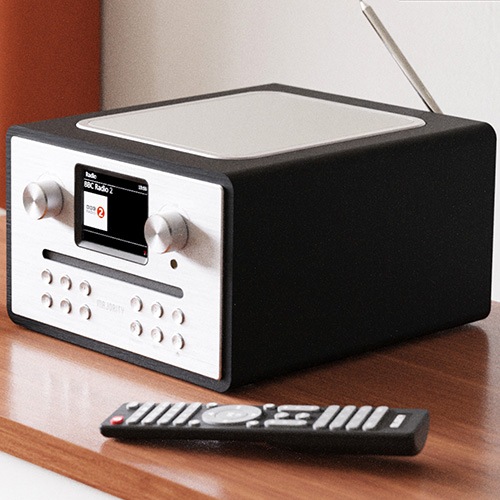 DAB+, Spotify Connect, FM, Internetradio mit Bluetooth, USB, CD-Laufwerk