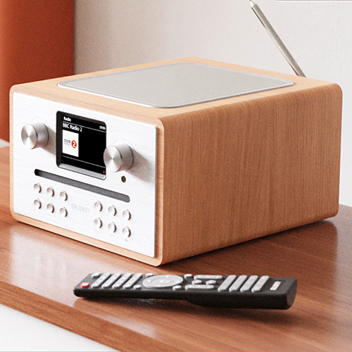 DAB+, Spotify Connect, FM, Internetradio mit Bluetooth, USB, CD-Laufwerk