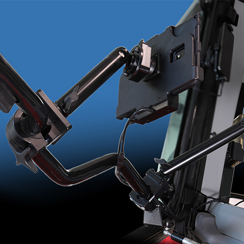 Heavy-Duty Pedestal-Mount Brodit Pedestal-Mount Heavy-Duty Halterung fuer Industrie-Tablets und MDE-Geraete