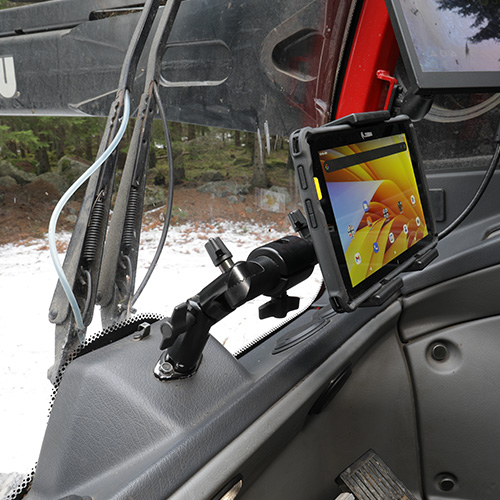 Brodit Pedestal-Mount Brodit Pedestal-Mount fuer schwere Industrie-Tablets und MDE-Geraete