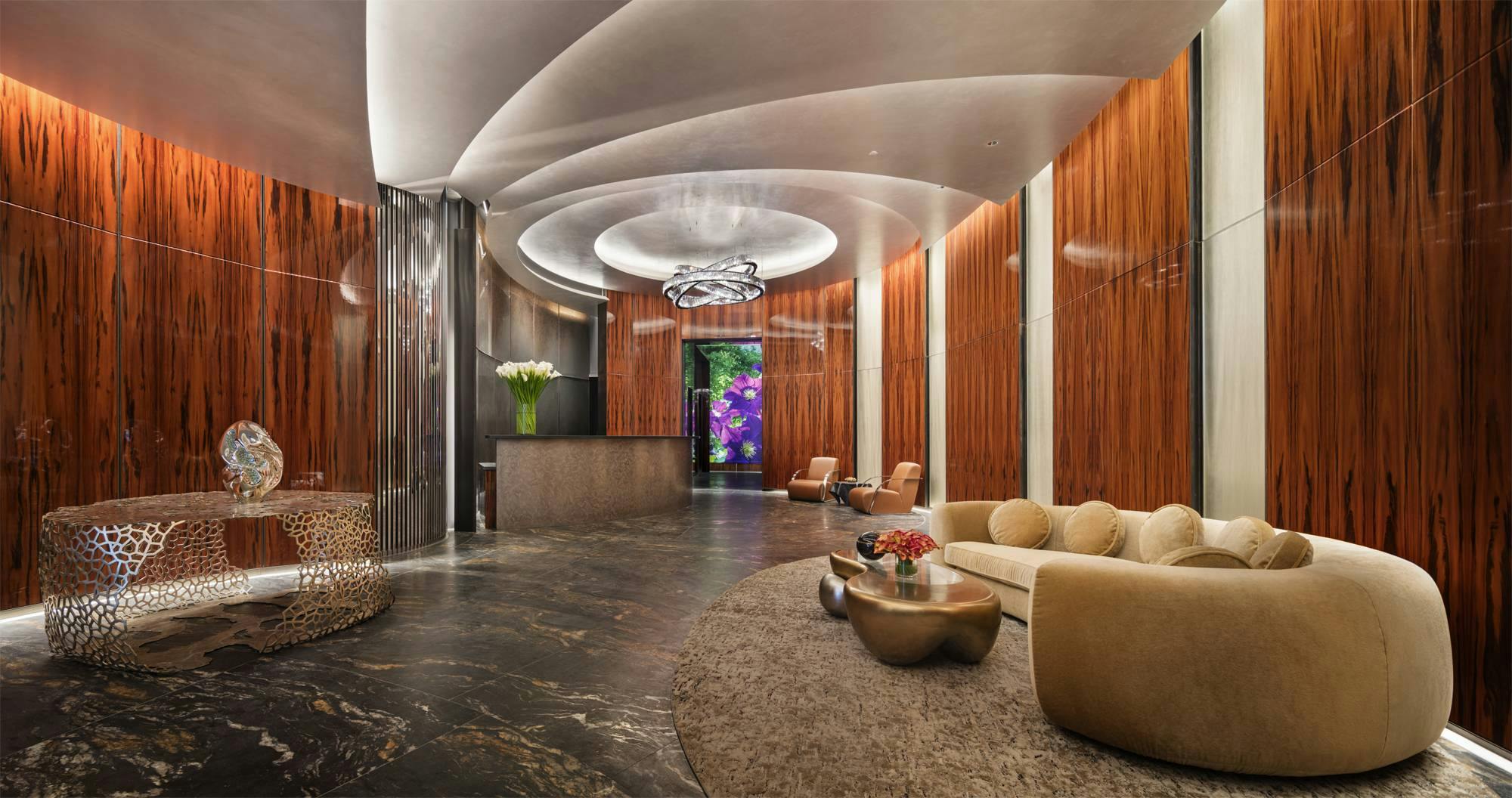 Ingrao Inc project, 35 Hudson Yards residential lobby