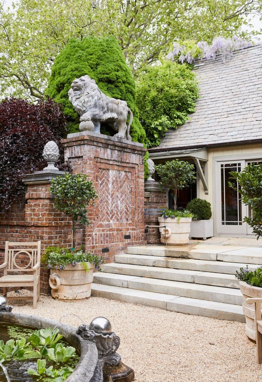 Ingrao Inc, east hampton garden of designers Tony Ingrao and Randy Kemper