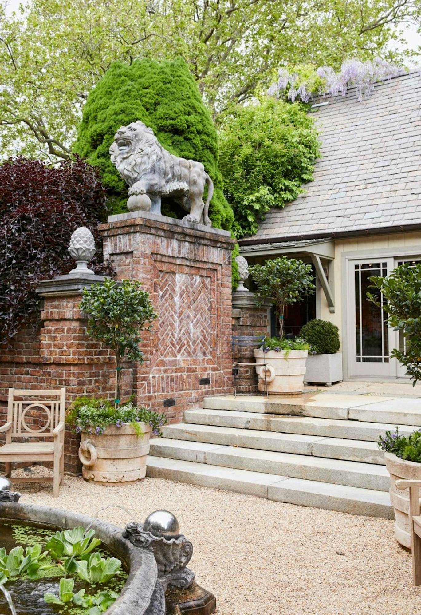 Ingrao Inc, east hampton garden of designers Tony Ingrao and Randy Kemper