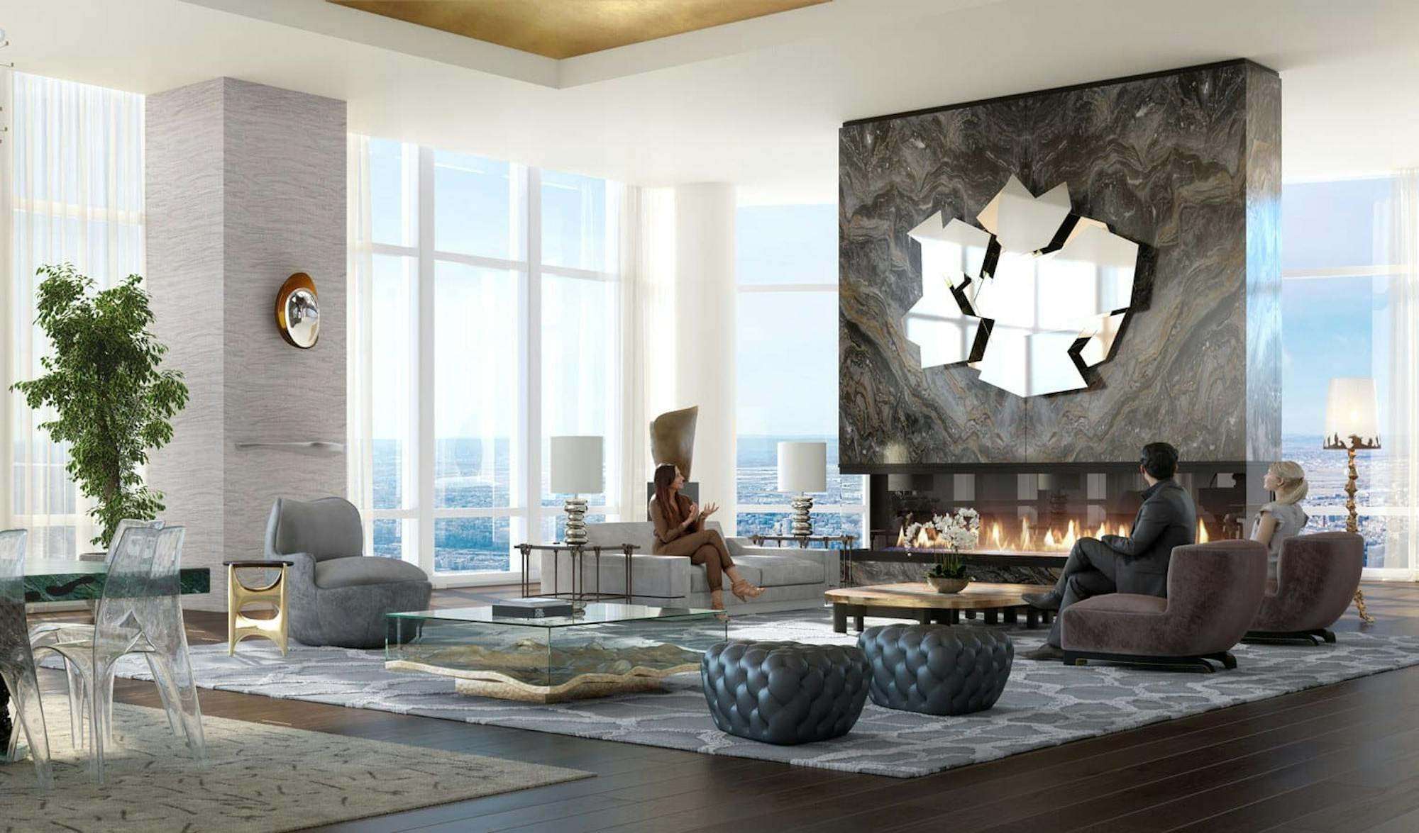 Ingrao Inc project, 35 Hudson Yards, Interior