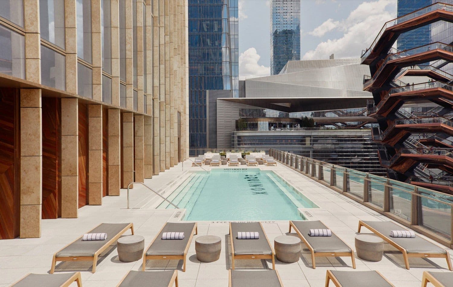 Ingrao Inc project, 35 Hudson Yards, outdoor pool