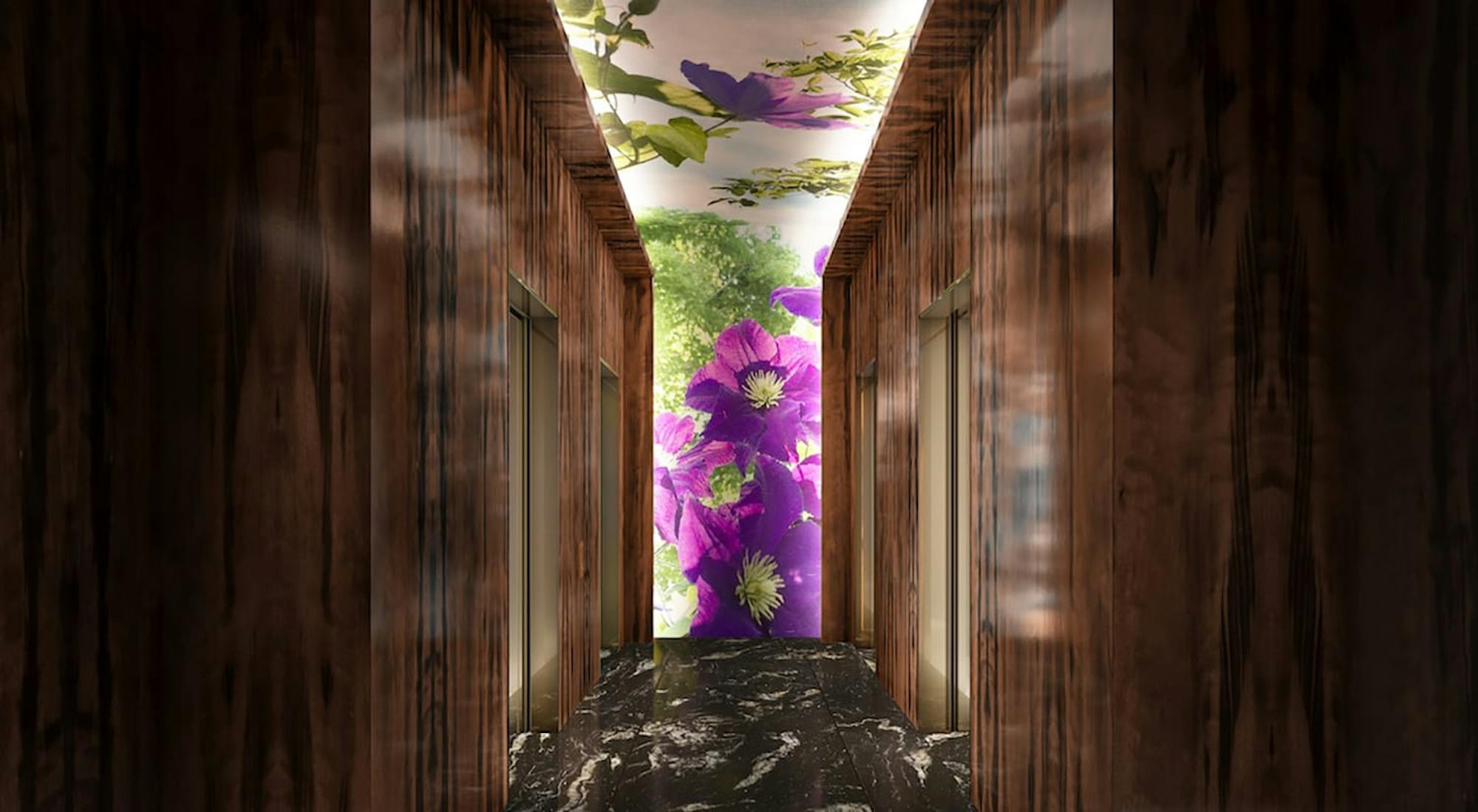 Ingrao Inc project, hudson yards residential tower, lobby