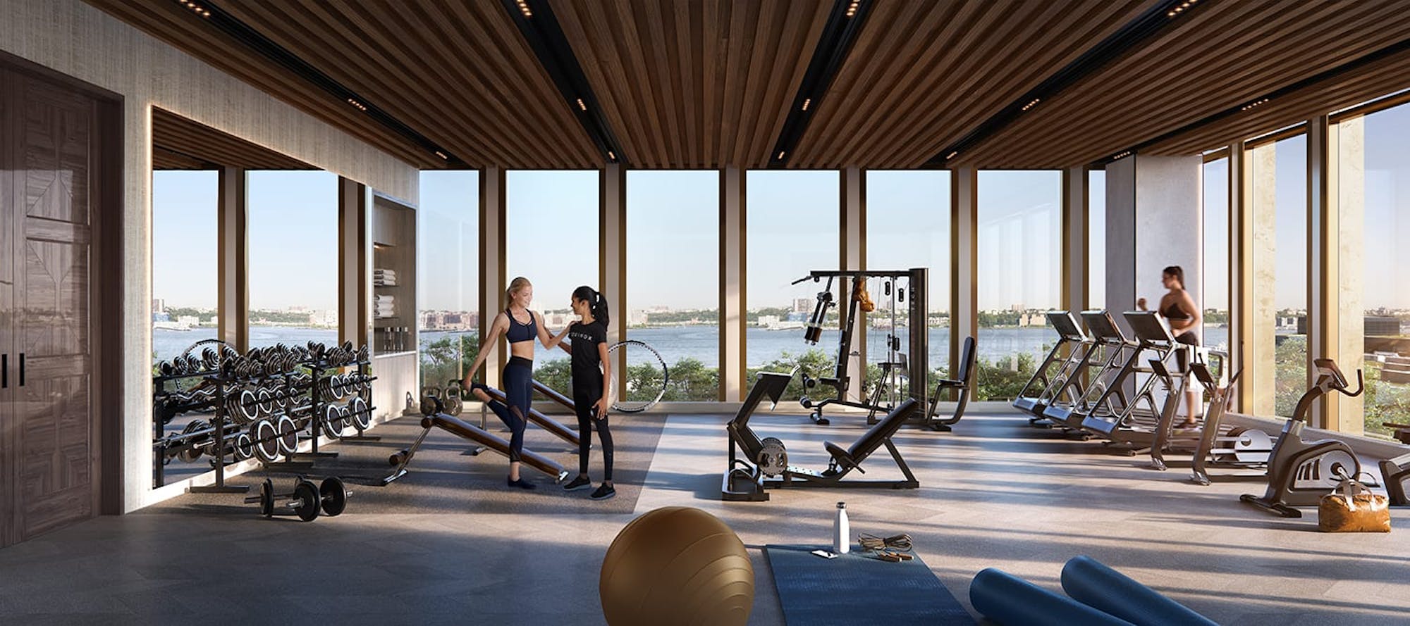Ingrao Inc project, hudson yards residential tower, gym