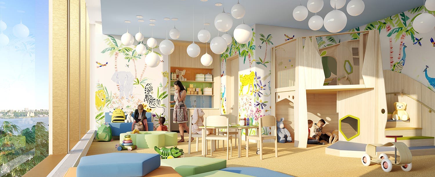 Ingrao Inc project, hudson yards residential tower, children’s playroom